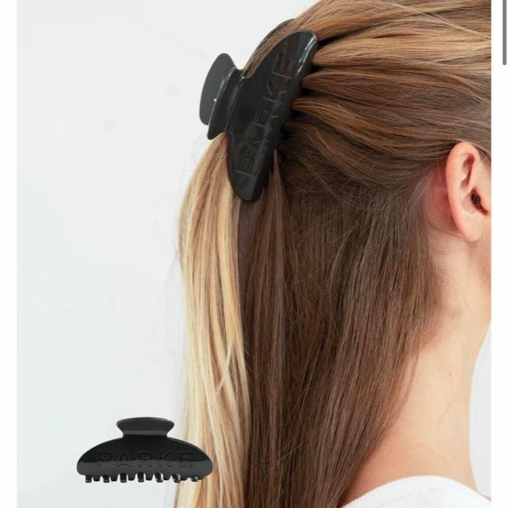Parke claw clip dark gray